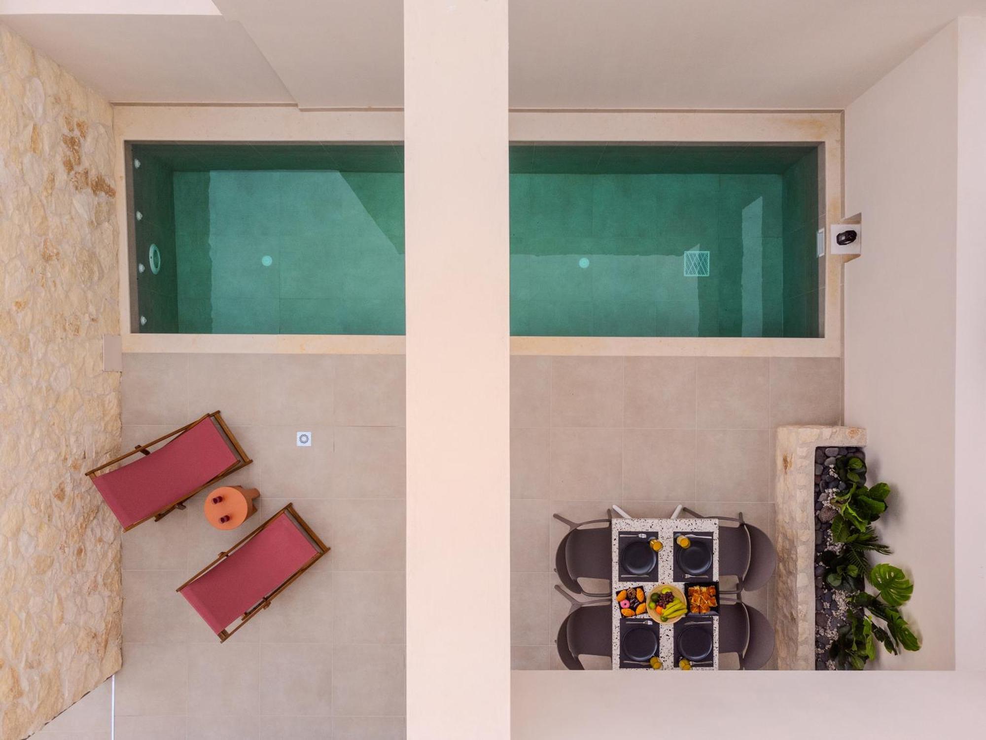 Sugarwhite Suites With Private Not Heated Pool Emporio  Exteriör bild